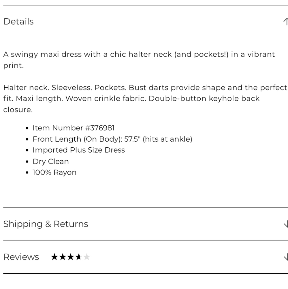 🩷 Lane Bryant Pocket Halter Top Maxi Sleeveless Dress. Size 22. New With Tags! - Picture 4 of 15